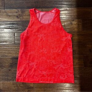 lululemon athletica Red Tank Top